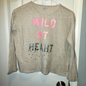 Crazy 8 long sleeve graphic tshirt